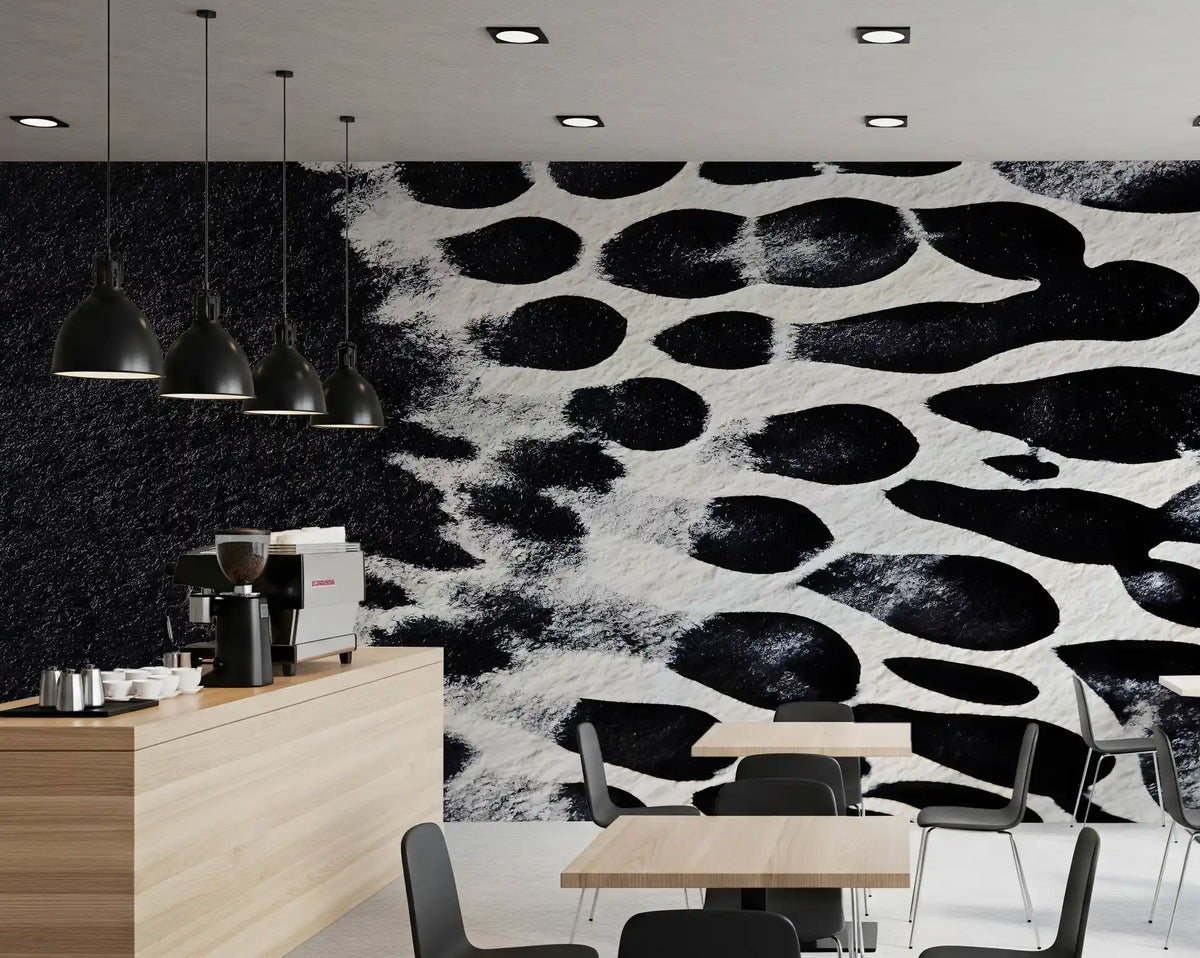 Ink Blot Abstract Wall Mural