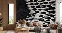 Ink Blot Abstract Wall Mural