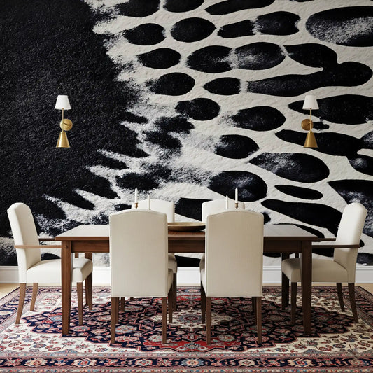 Ink Blot Abstract Wall Mural