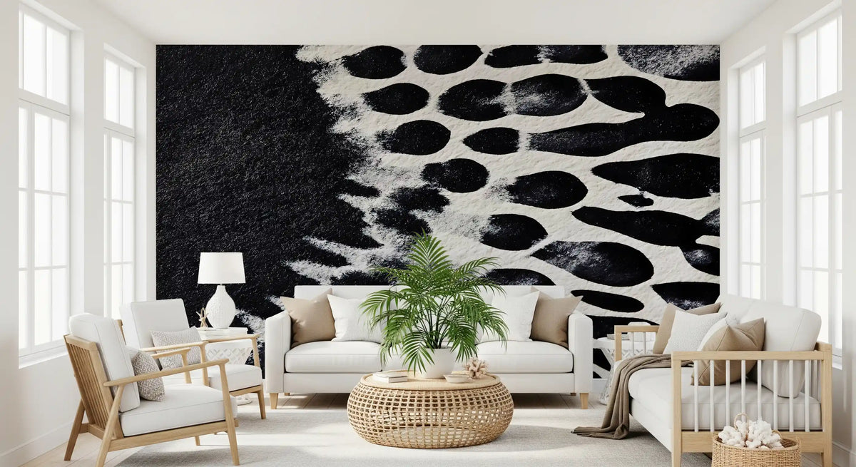 Ink Blot Abstract Wall Mural