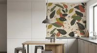 Rustic Foliage Hearthy Tones Wall Mural