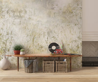 Botanical Damask Wildflower Meadow Wall Mural Wall Mural