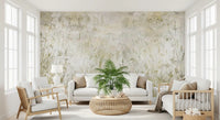 Botanical Damask Wildflower Meadow Wall Mural Wall Mural