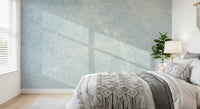 Ethereal Azure Marble Stone Wall Mural