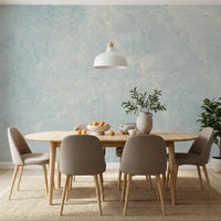 Ethereal Azure Marble Stone Wall Mural