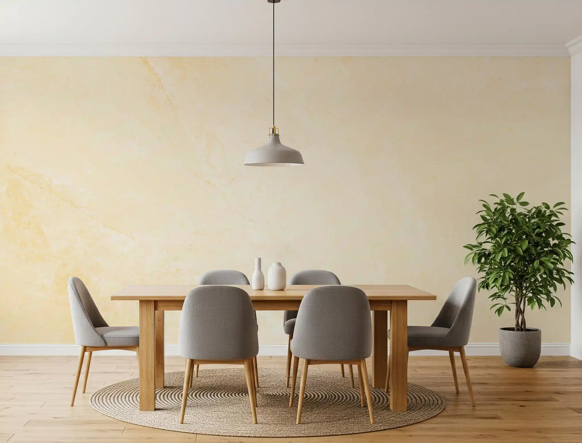 Creamy Calacatta Stone Texture Wall Mural