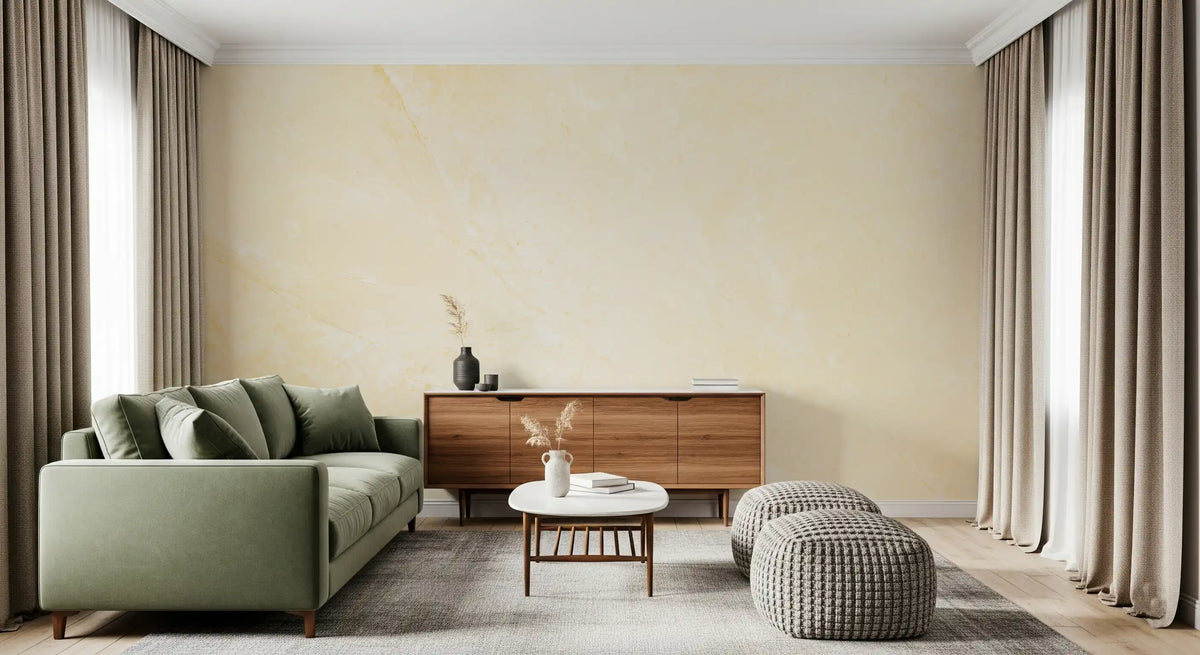 Creamy Calacatta Stone Texture Wall Mural