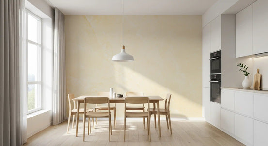 Creamy Calacatta Stone Texture Wall Mural