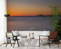 Mediterranean Sunset Horizon Wall Mural