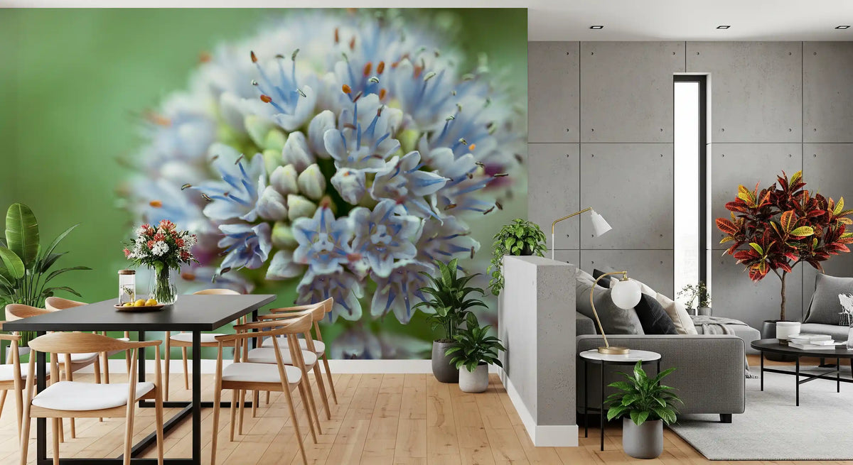 Abstract Spring Petal Cluster Wall Mural