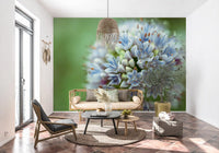 Abstract Spring Petal Cluster Wall Mural