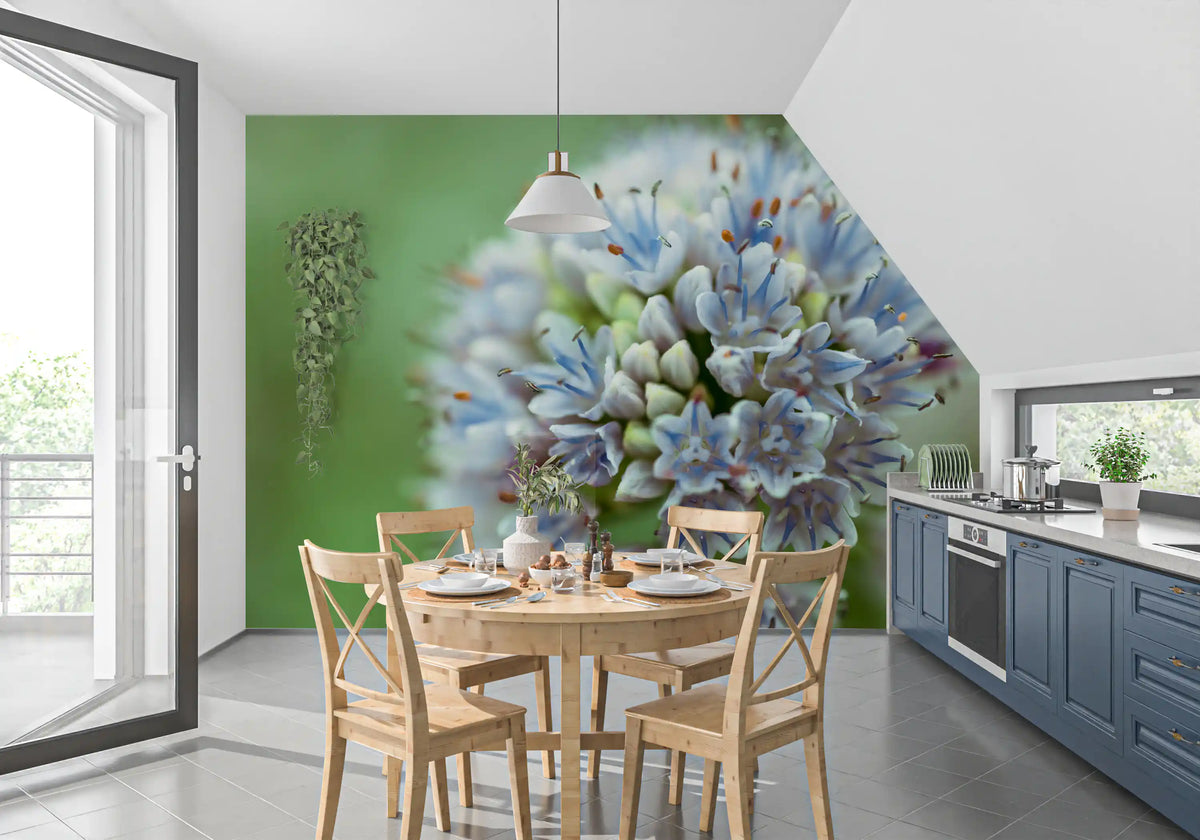 Abstract Spring Petal Cluster Wall Mural