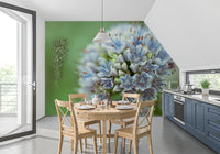 Abstract Spring Petal Cluster Wall Mural