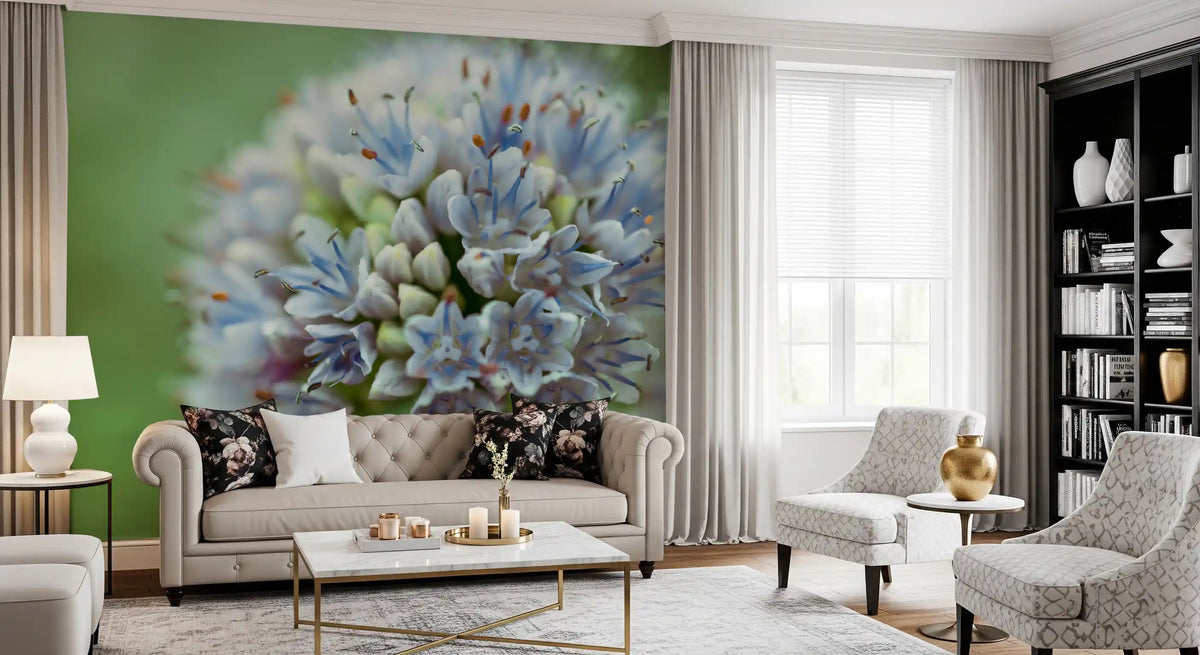 Abstract Spring Petal Cluster Wall Mural