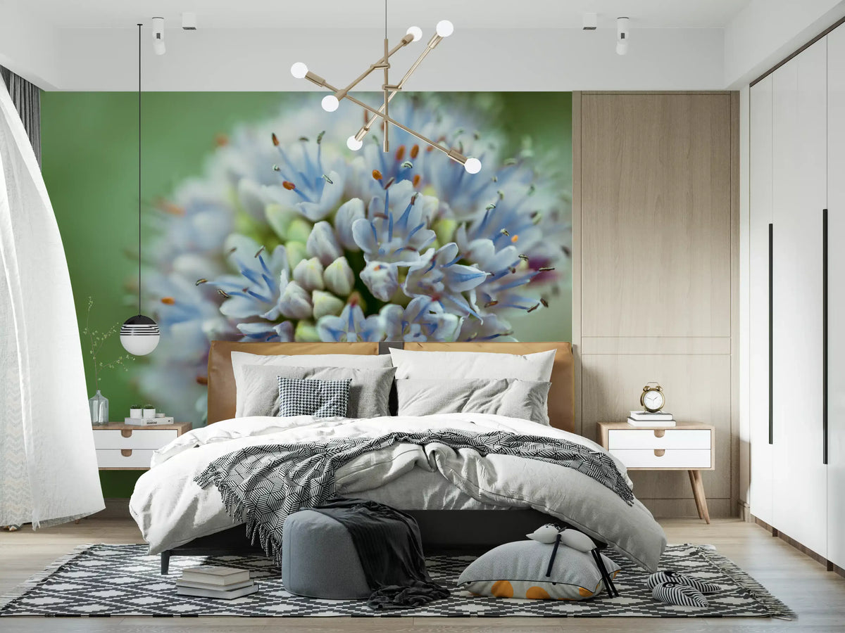 Abstract Spring Petal Cluster Wall Mural