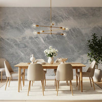 Ethereal Grey Marble Slab Wall Mural