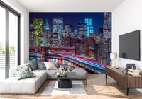 Metropolitan Night Motion Wall Mural