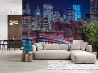 Metropolitan Night Motion Wall Mural
