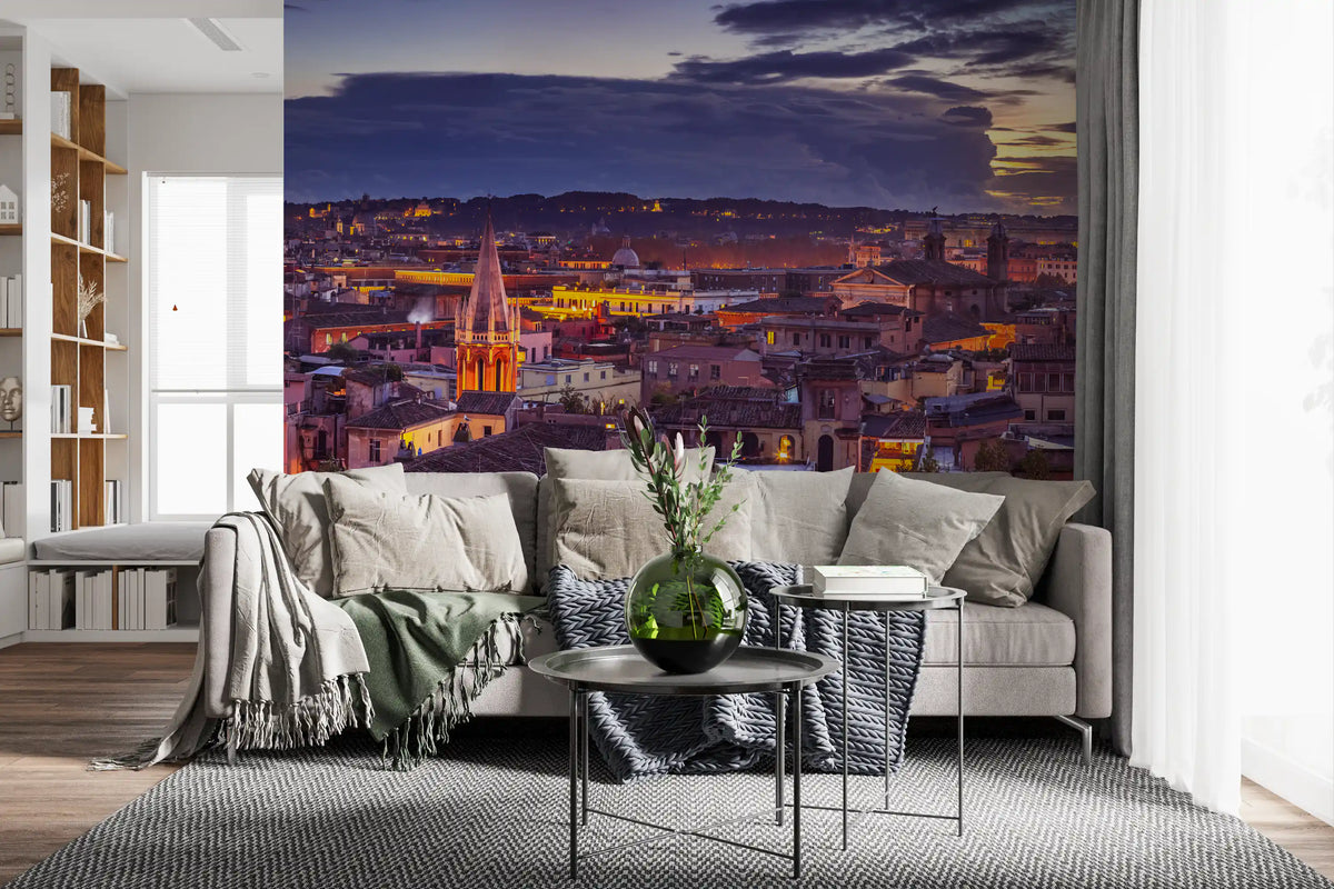 Roman Dusk Panorama Wall Mural