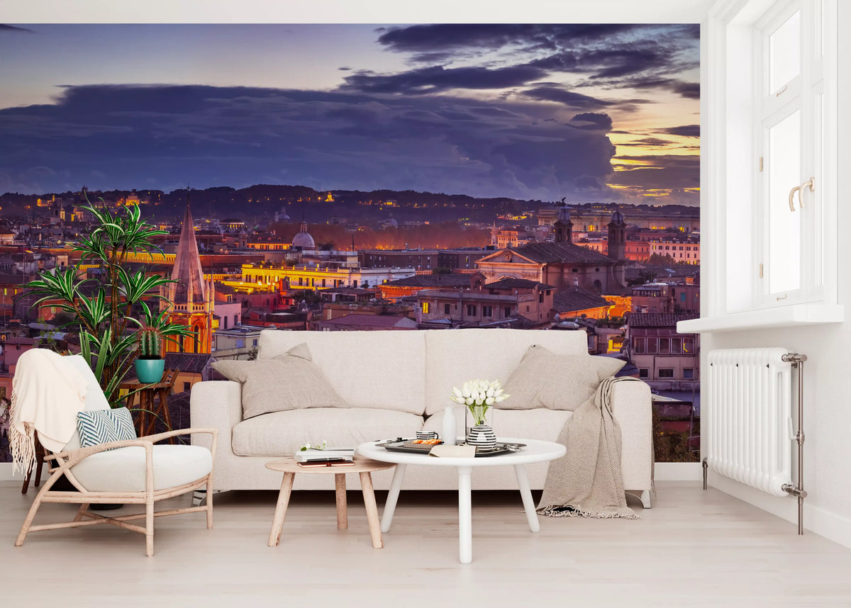 Roman Dusk Panorama Wall Mural