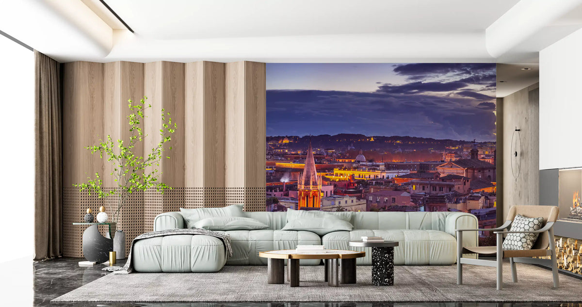 Roman Dusk Panorama Wall Mural