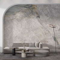 Natural Grey Marble Vein Surface Wall Mural