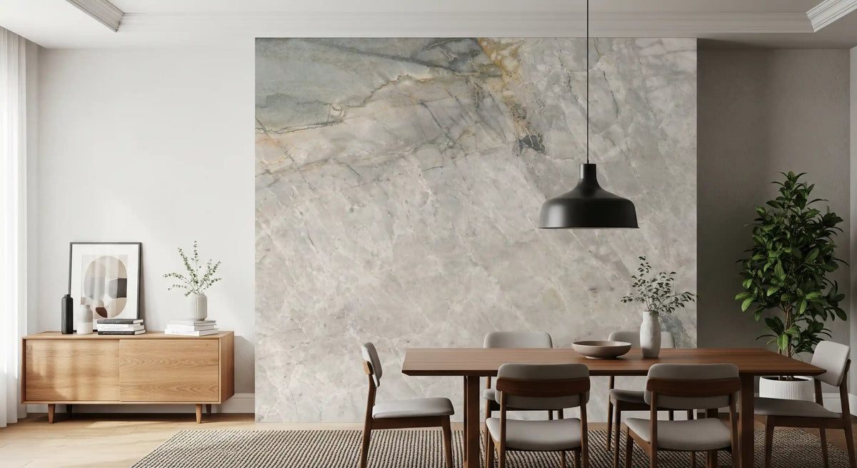 Natural Grey Marble Vein Surface Wall Mural