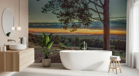 Wilderness Dusk Horizon Wall Mural