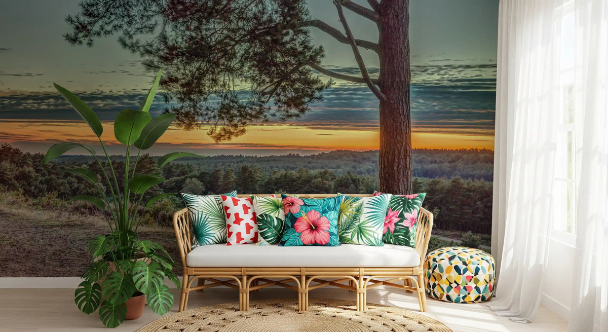 Wilderness Dusk Horizon Wall Mural