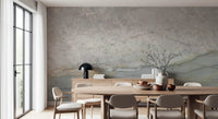 Serene Grey Veined Stone Wall Mural