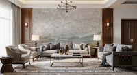 Serene Grey Veined Stone Wall Mural
