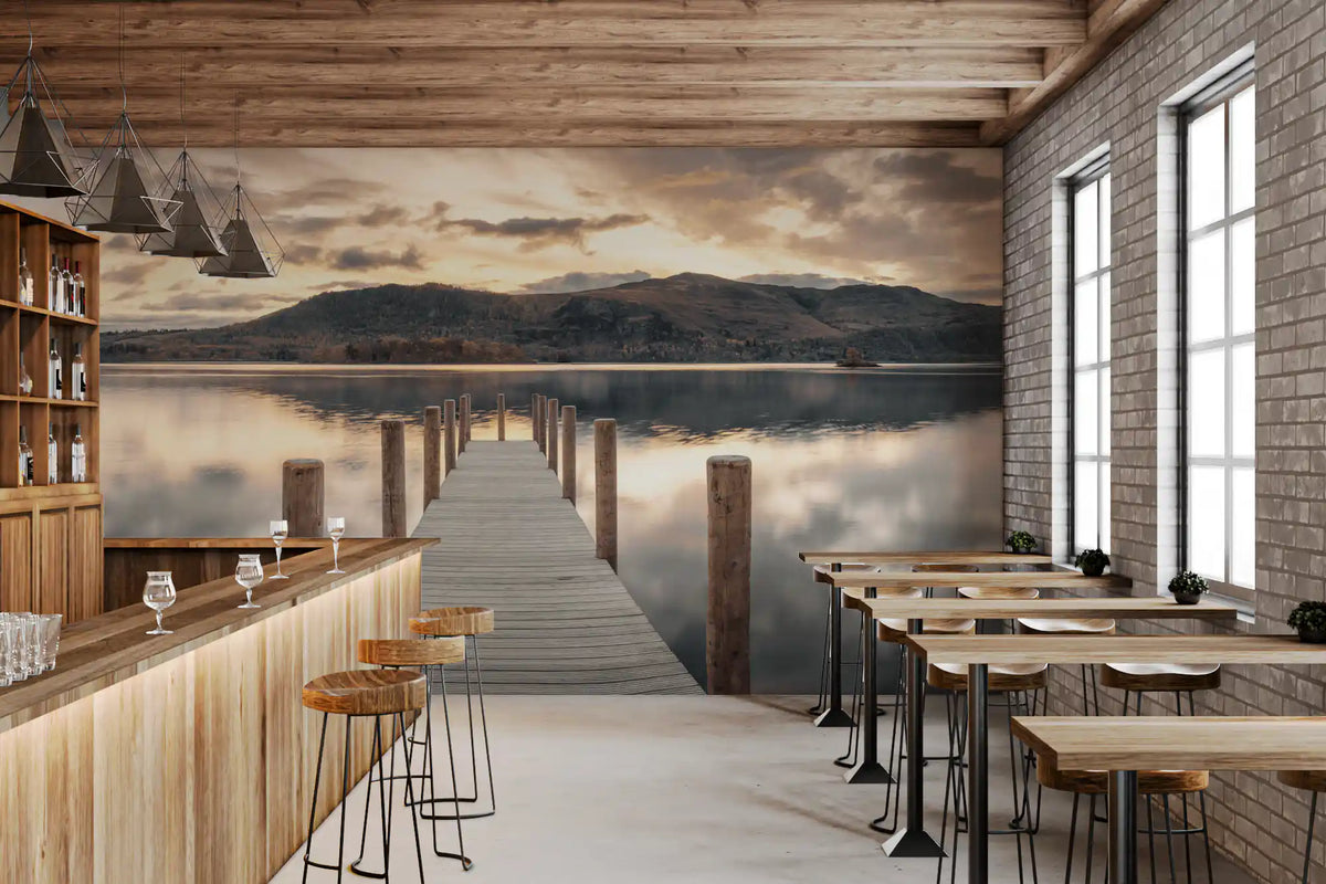 Dusk Over Still Waters Wall Mural