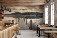 Dusk Over Still Waters Wall Mural