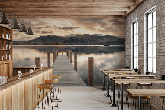 Dusk Over Still Waters Wall Mural