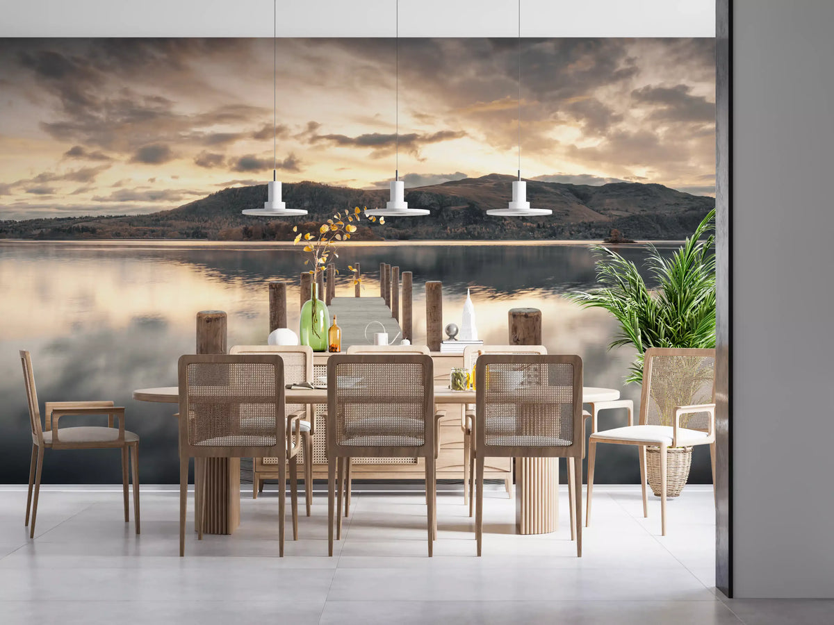 Dusk Over Still Waters Wall Mural