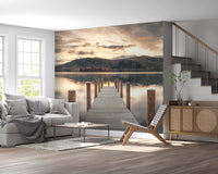 Dusk Over Still Waters Wall Mural