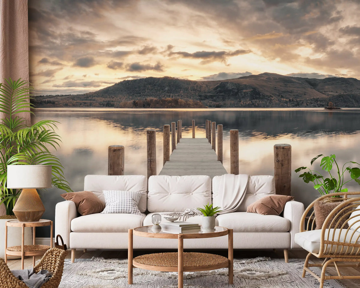 Dusk Over Still Waters Wall Mural