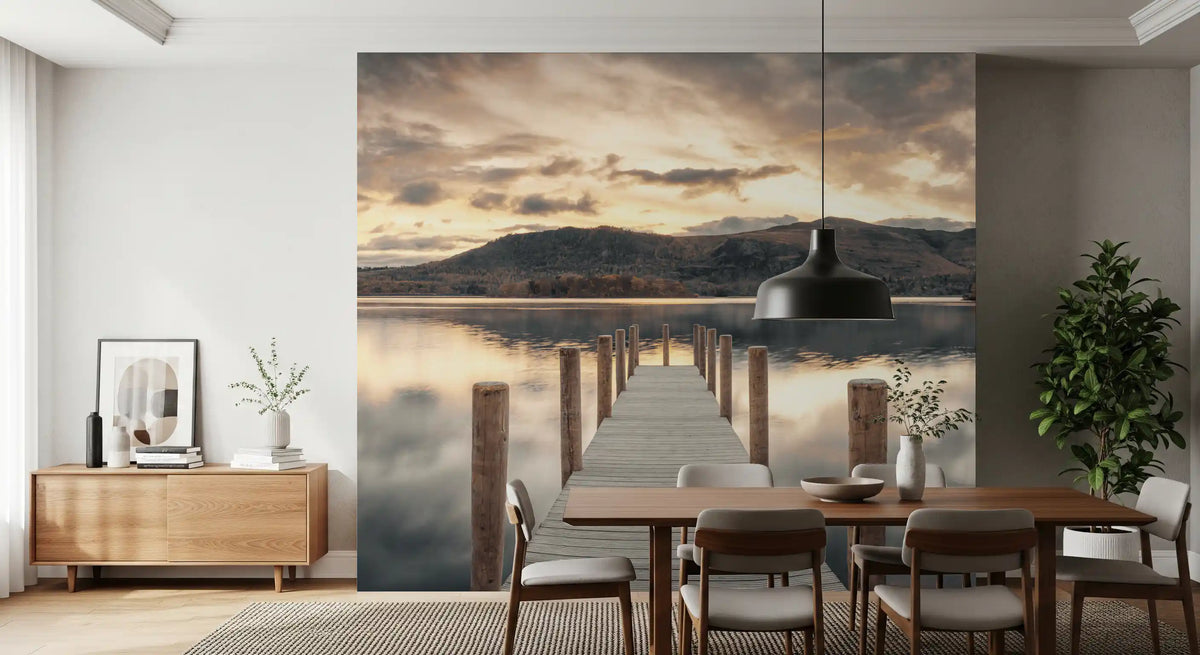 Dusk Over Still Waters Wall Mural