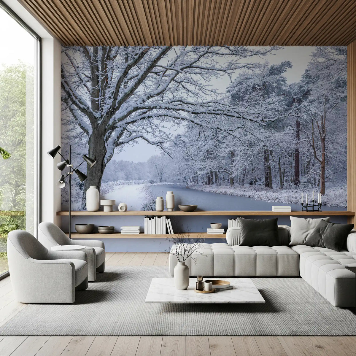 Snowy River Path Wall Mural