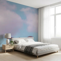 Minimalist Urban Dusk Silhouette Wall Mural
