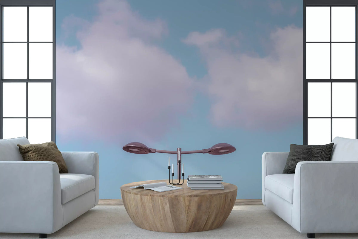 Minimalist Urban Dusk Silhouette Wall Mural