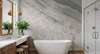 Serene Grey Marble Texture Wall Mural