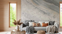 Serene Grey Marble Texture Wall Mural