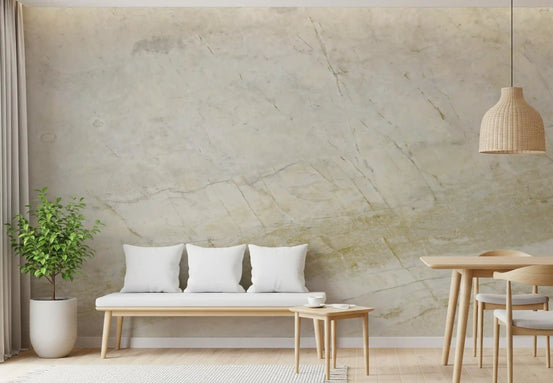 Natural Cream Marble Vein Wall Mural