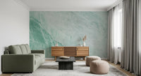 Mint Jade Stone Texture Wall Mural