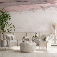 Rose Quartz Marble Vein Wall Mural