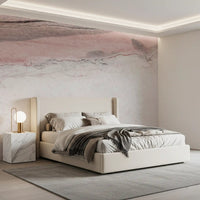 Rose Quartz Marble Vein Wall Mural