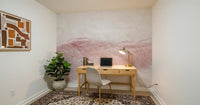 Rose Quartz Marble Vein Wall Mural