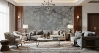 Cool Grey Marble Slab Wall Mural
