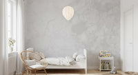 Minimalist White Marble Texture Wall Mural